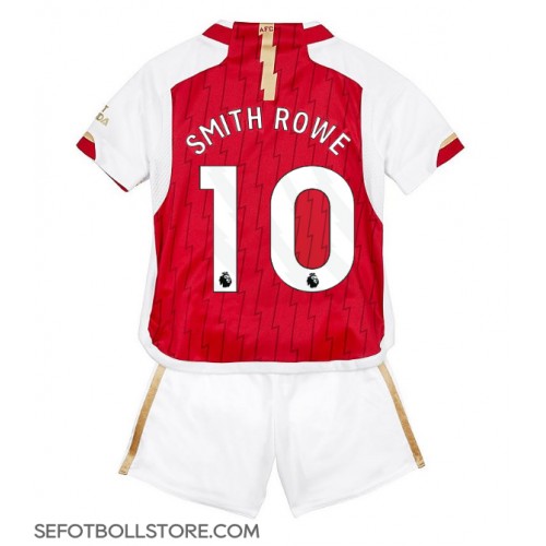 Arsenal Emile Smith Rowe #10 Replika babykläder Hemmaställ Barn 2023-24 Kortärmad (+ korta byxor)